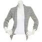 Juniors Leighton Pattern Millennium Ruched Sleeve Blazer - image 1