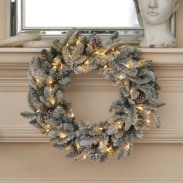 Seasonal LLC LED Lexington Fir 24in. Artificial Christmas Wreath