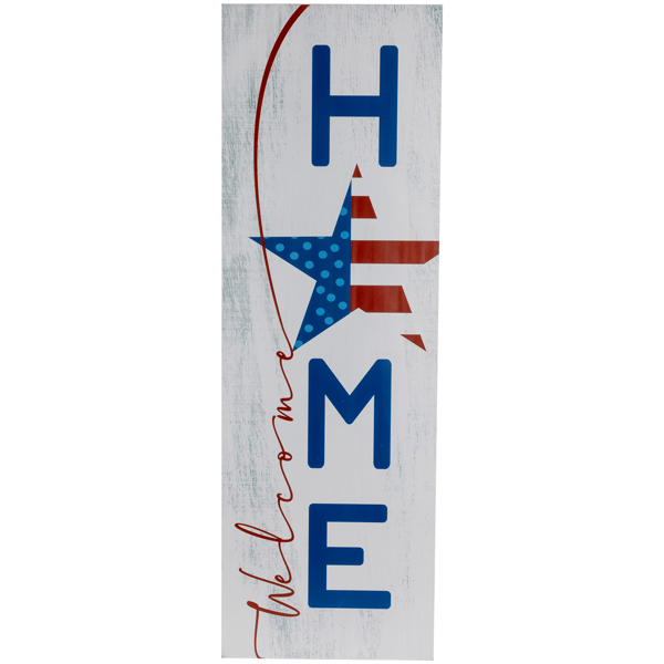 Northlight Americana "Welcome Home" Wooden Porch Board Sign