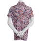 Womens Jeno Neuman Crinkle Floral Button Down-FLMUL - image 2
