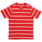 Boys (8-20) Architect(R) Jean Co. Striped Short Sleeve Tee - Red - image 1