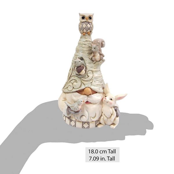 Jim Shore Woodland Glen Gnome w/ Animals Christmas Figurine