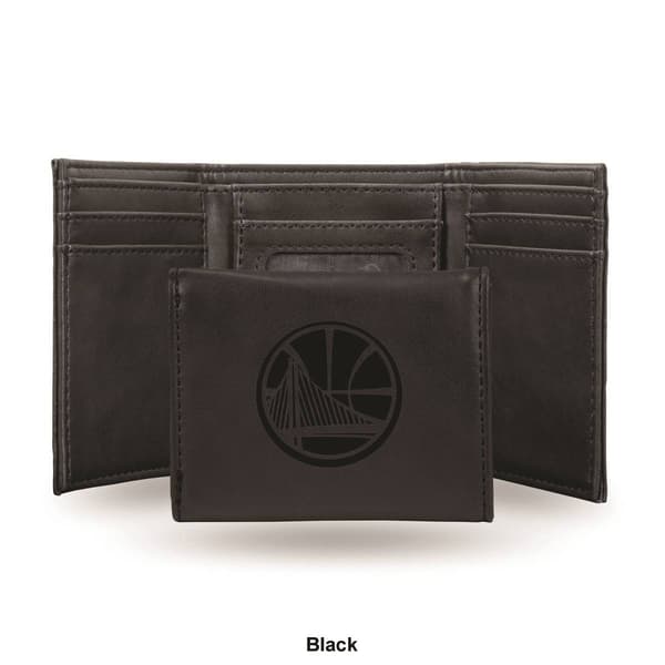 Mens NBA Golden State Warriors Faux Leather Trifold Wallet