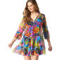 Womens CoCo Beach Tropical Pattern Enchanted Cover Up - image 3