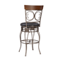 Linon Home Decor Bria Dark Bronze Big & Tall Barstool - image 4