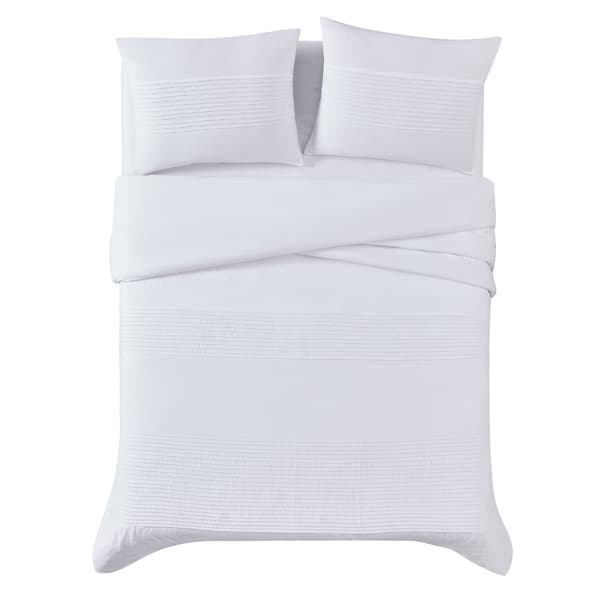 Sean John Pleated Denim Duvet Cover Set