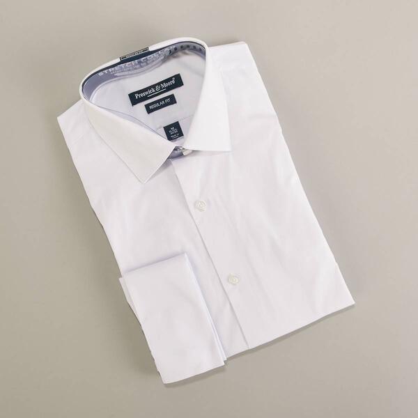 Mens Preswick & Moore French Cuff Dress Shirt - White - image 