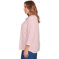 Plus Size Ruby Rd. Must Haves II Christmas Truck Stripe Tee - image 4
