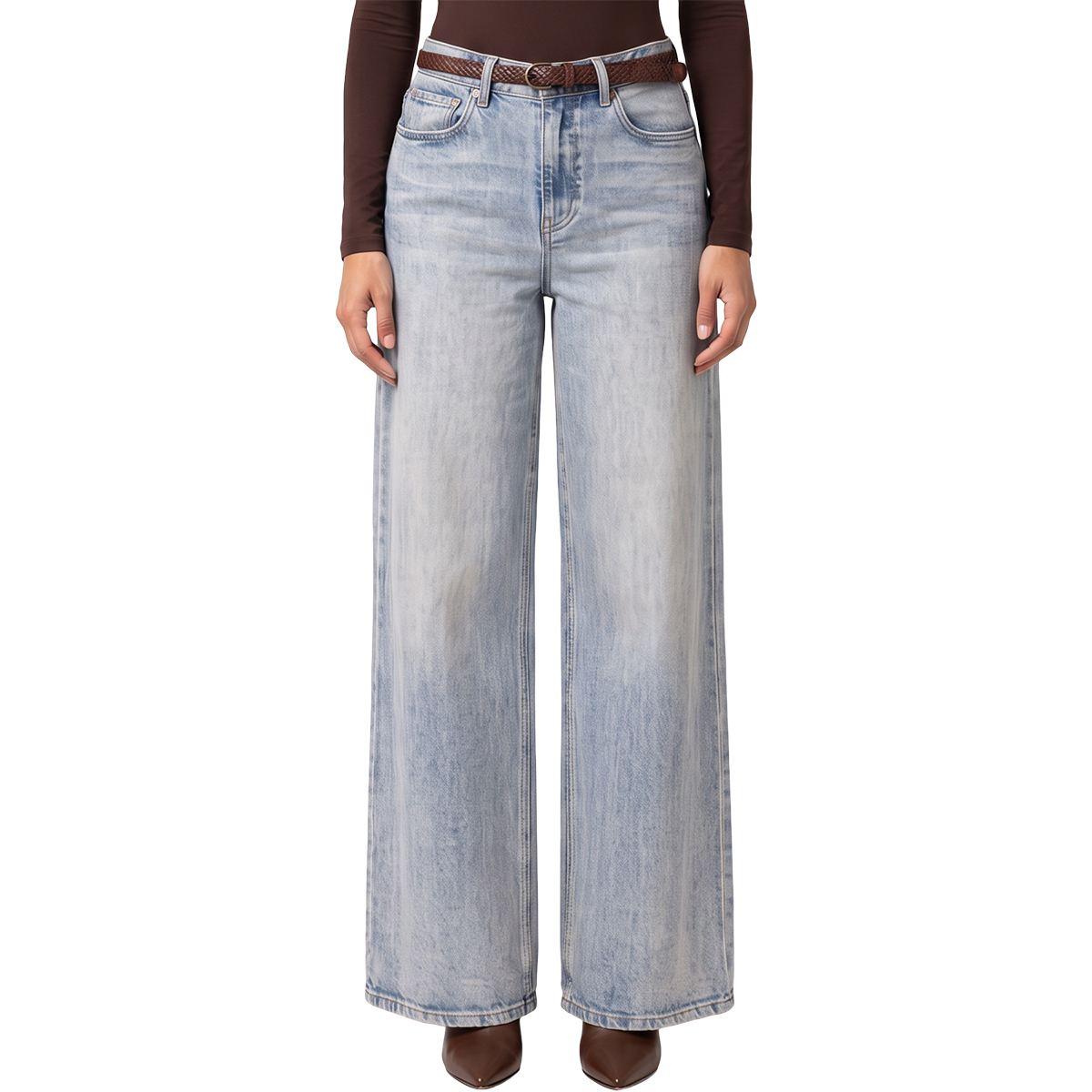 Womens Royalty Hazel Wide Fit Jean With Tiger Print Belt
