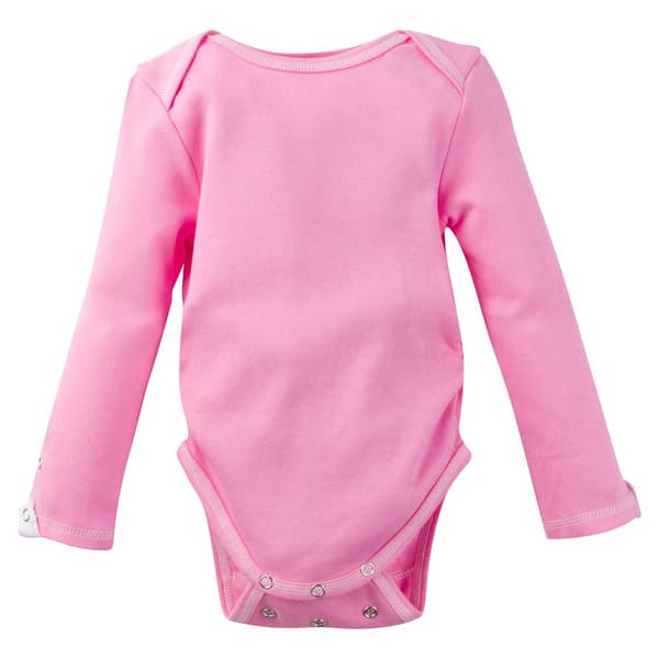 Baby Girl (NB-18M) MiracleWear(R) Solid Long Sleeve Bodysuit - image 