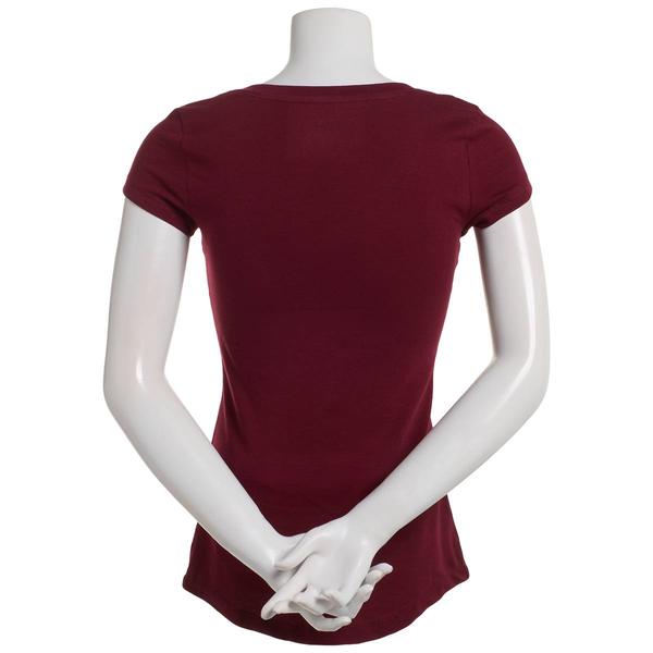 Juniors Aveto Basic Scoop Neck Tee