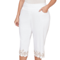 Plus Size Alfred Dunner Natural Wonder Leaf Cut Out Capris - image 5