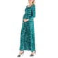 Womens 24/7 Comfort Apparel Maternity Pleated Maxi Dress - image 3