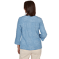 Womens Alfred Dunner Camden Market Floral Embroidery Blouse - image 2