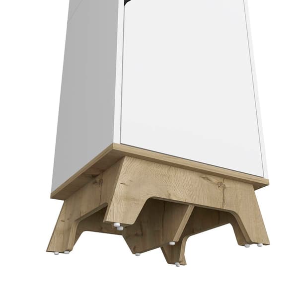 FM FURNITURE British White Single Pantry