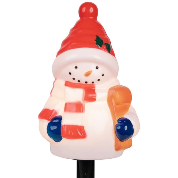 Northlight Seasonal Snowmen Christmas Pathway Markers - Set of 4
