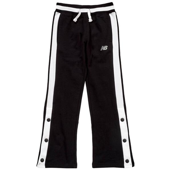 Girls &#40;7-16&#41; New Balance Color Block Side Snap Sweatpants - image 