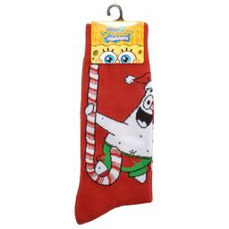 Mens Nickelodeon(tm) SpongeBob(tm) Christmas Crew Socks