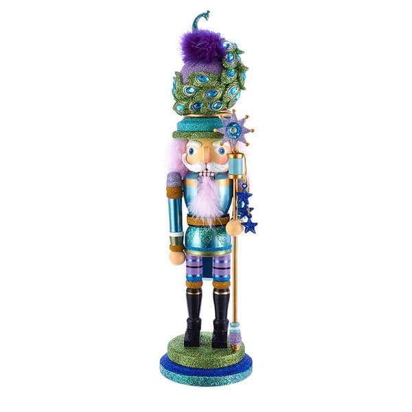 Kurt S. Adler 17.5in. Hollywood(tm) Peacock Hat Nutcracker - image 