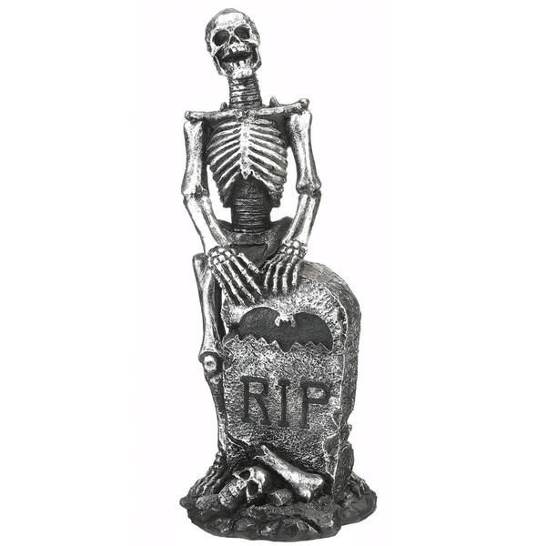 National Tree 20in. Skeleton and Gravestone Decor - image 