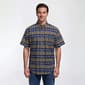 Mens U.S. Polo Assn.&#40;R&#41; Short Sleeve Plaid Button Down Shirt - Navy - image 1