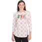 Plus Size Ruby Rd. Must Haves Ii Winter Wonderland Snowflake Kni - image 1