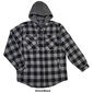 Mens Smith&#39;s Sherpa Lined Flannel Shirt Jacket - image 3