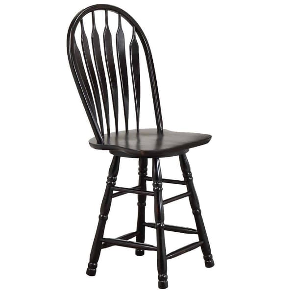 Besthom Black Cherry Selections High Back Wood Bar Stool - image 
