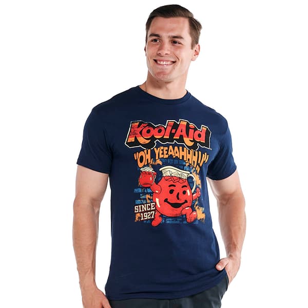Young Mens Vintage Kool Aid Short Sleeve Graphic Tee - image 