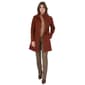 Womens Nine West Faux Wool Zip Front Coat - image 2