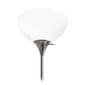 Simple Designs Brushed Nickel Floor Lamp with Reading Light - image 4