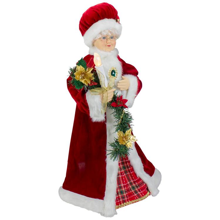 Northlight Seasonal 24in. Animated Mrs. Claus Christmas Figurine