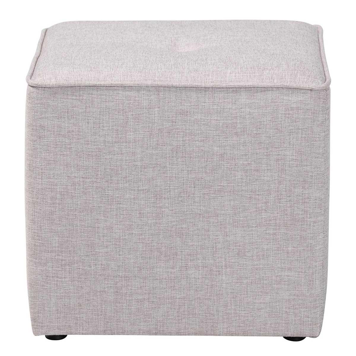 Baxton Studio Corinne Upholstered Ottoman