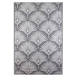 Northlight Seasonal Fan Leaf Rectangular Outdoor Area Rug