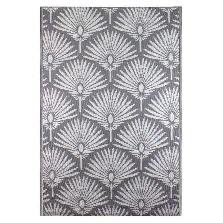 Northlight Seasonal Fan Leaf Rectangular Outdoor Area Rug