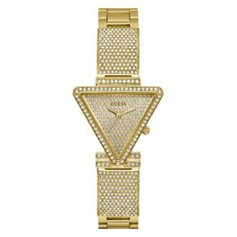 Guess Watches&#40;R&#41; Gold Tone Crystal Triangle Analog Watch - GW0644L2