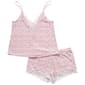 Womens Jessica Simpson Rose Delight Lace Trim Cami Pajama Set - image 1