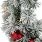 Northlight Seasonal 24in. Pre-Lit Snowy Pine Christmas Wreath - image 3