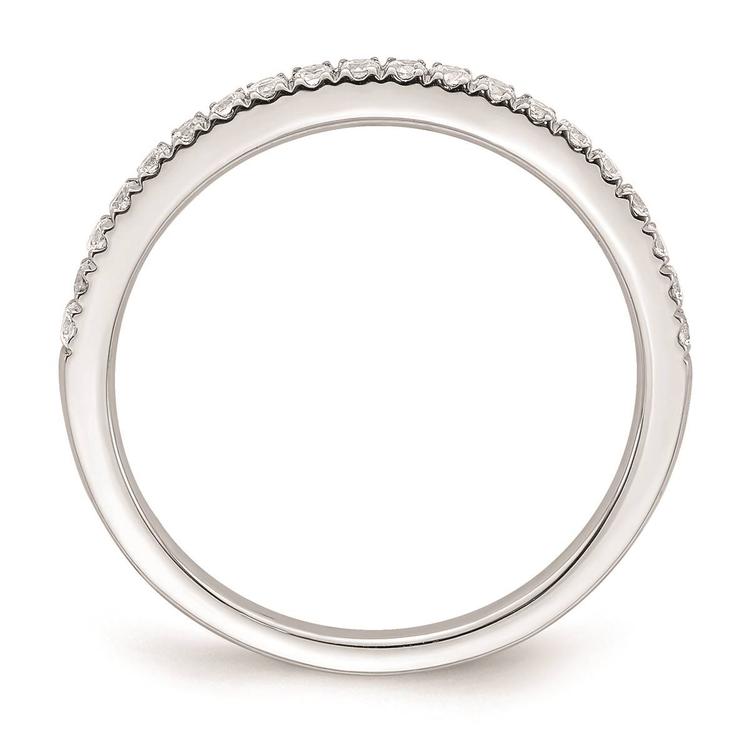 Pure Fire 14kt. White Gold Lab Grown Diamond Wedding Band