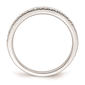 Pure Fire 14kt. White Gold Lab Grown Diamond Wedding Band - image 2