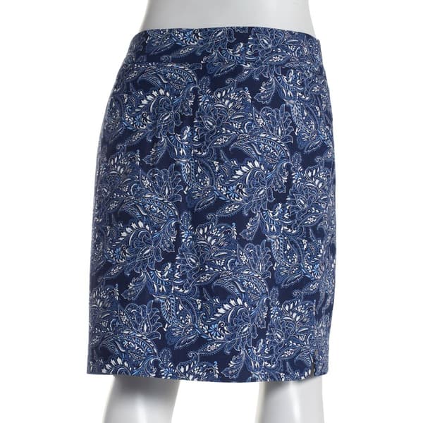 Womens Briggs Paisley Millennium Split Hem Skort