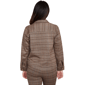 Womens Hearts of Palm Neutral Ground Long Sleeve Plaid Jacket - image 2