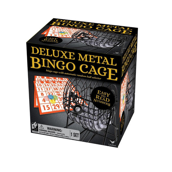 Spin Master Cardinal Classic Metal Bingo Cage - image 