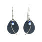 Silver Forest Silver-Tone Floral Textured Drop Earrings - image 1
