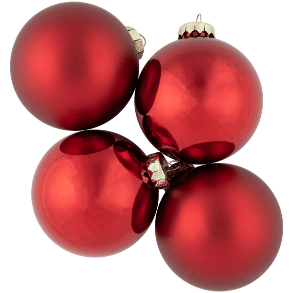 Northlight 96ct. Shiny & MatteChristmas Ornaments