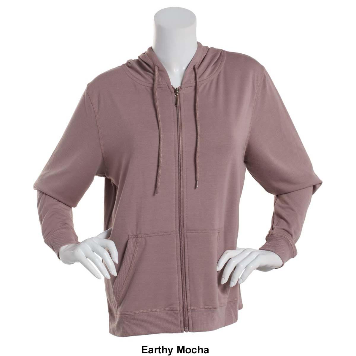 Womens Starting Point French Terry Full Zip Hooded Jacket
