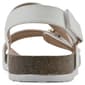 Big Girls White Mountain Gingham Floral Buckle Sandals - image 4