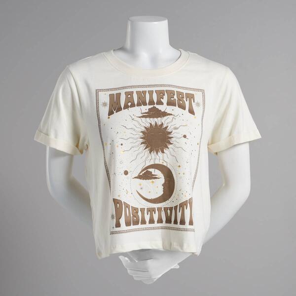 Juniors Attitude Not Included Star Manifest Graphic Tee - image 