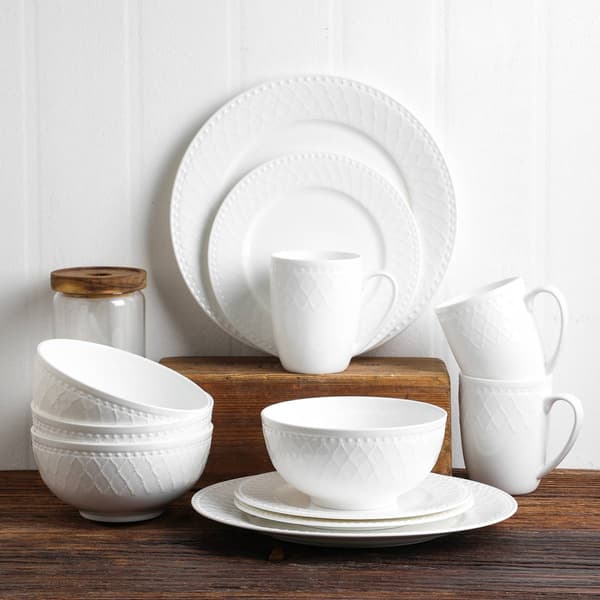Stone Lain Alexandria 16pc. Bone China Dinnerware Set