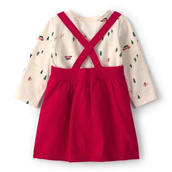 Baby Girl (6-18M) Carter''s® 3pc. Christmas Tree Sweater Dress Set